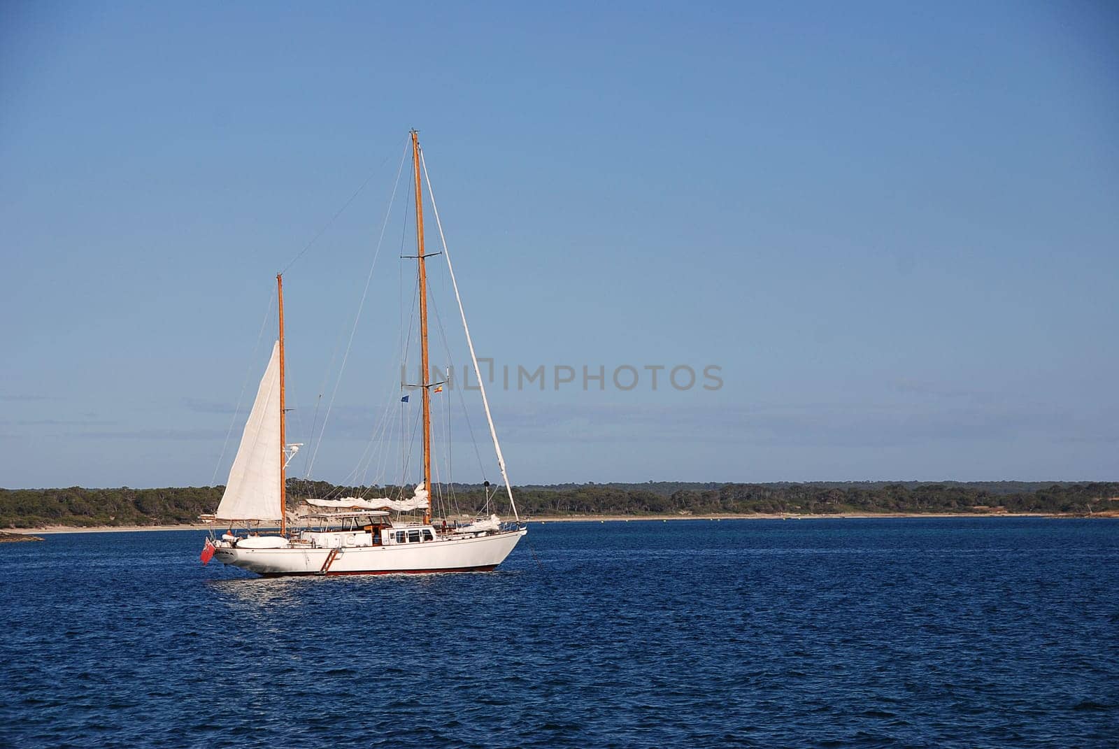 white sailboat