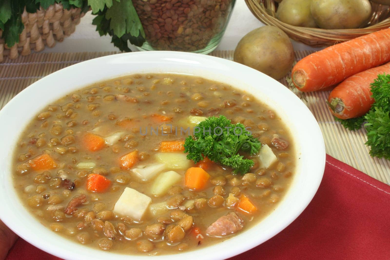 Lentil stew