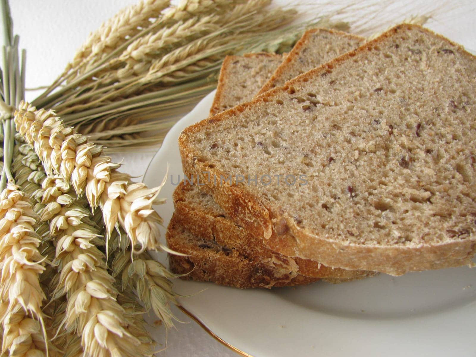 Homemade mixed bread