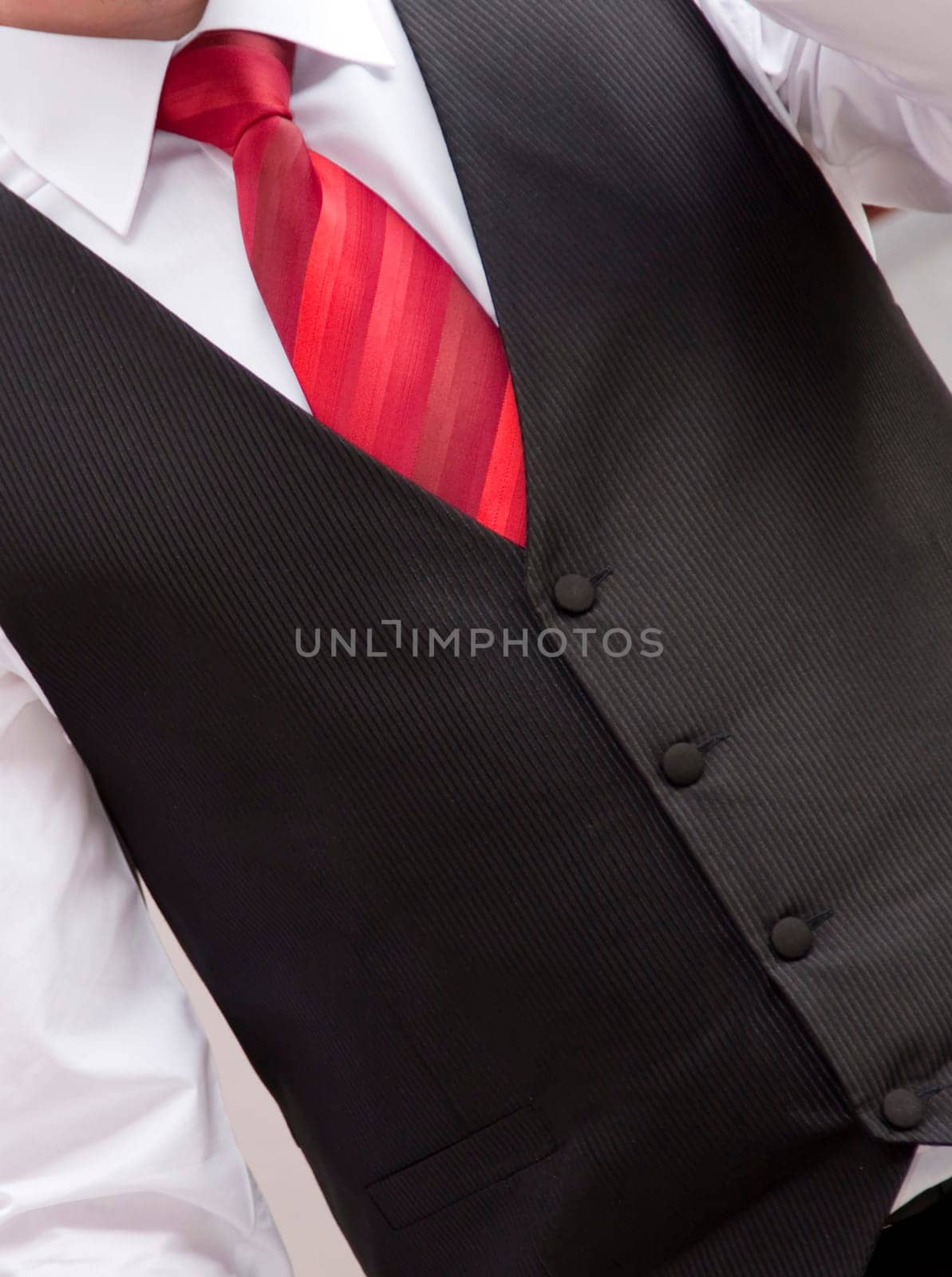 Red tie
