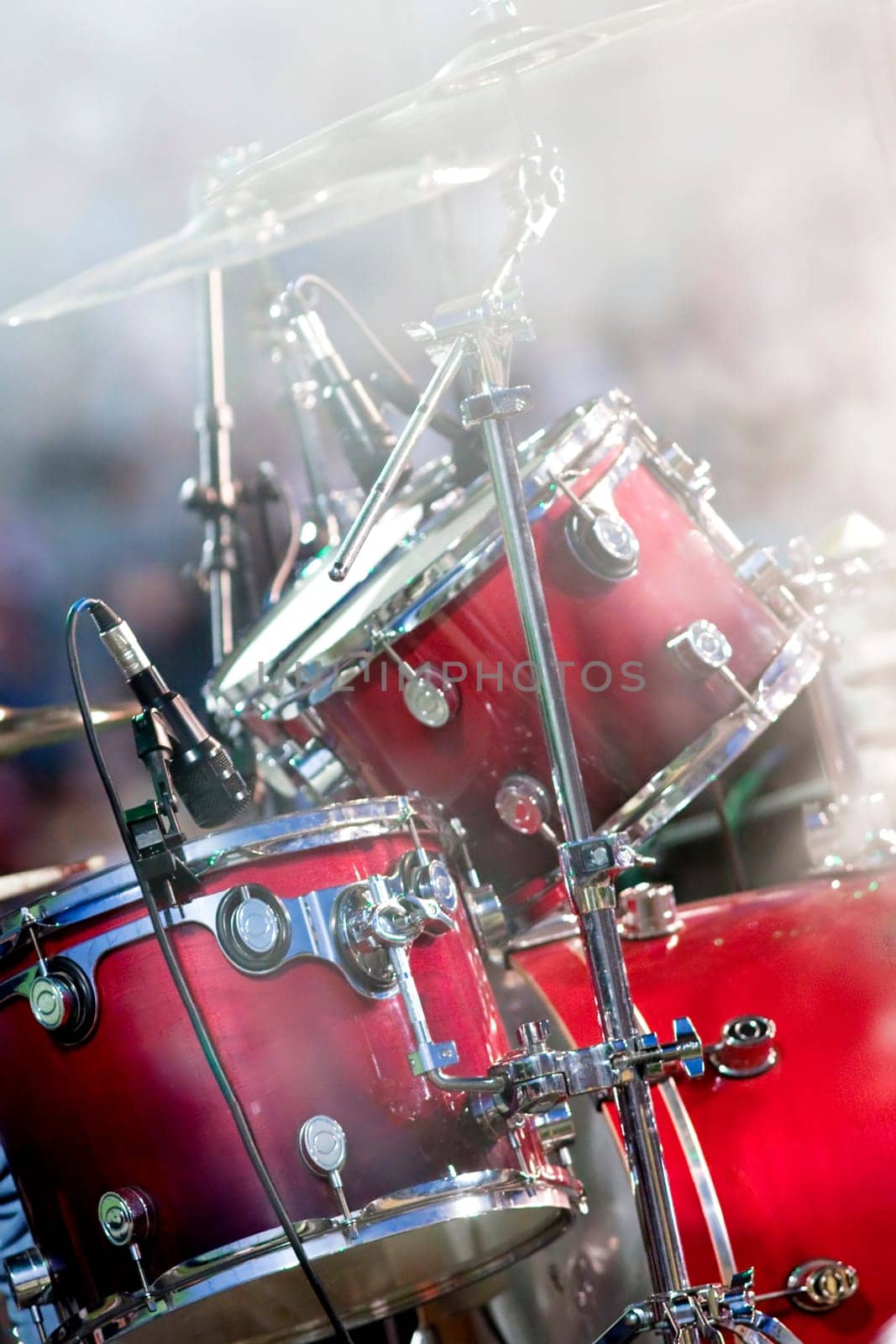 Drums and smoke