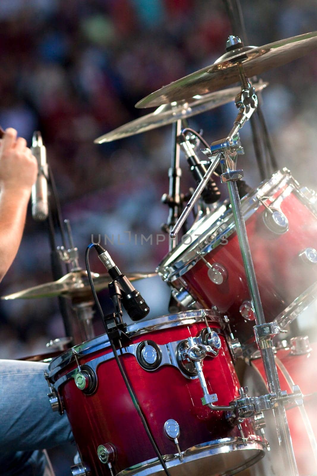 Drums and smoke
