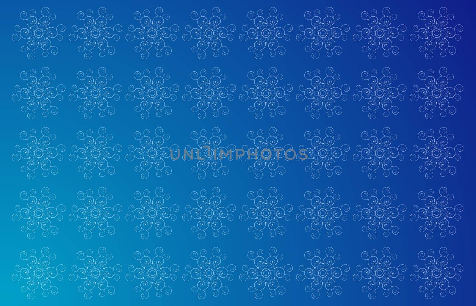 Blue seamless flower background