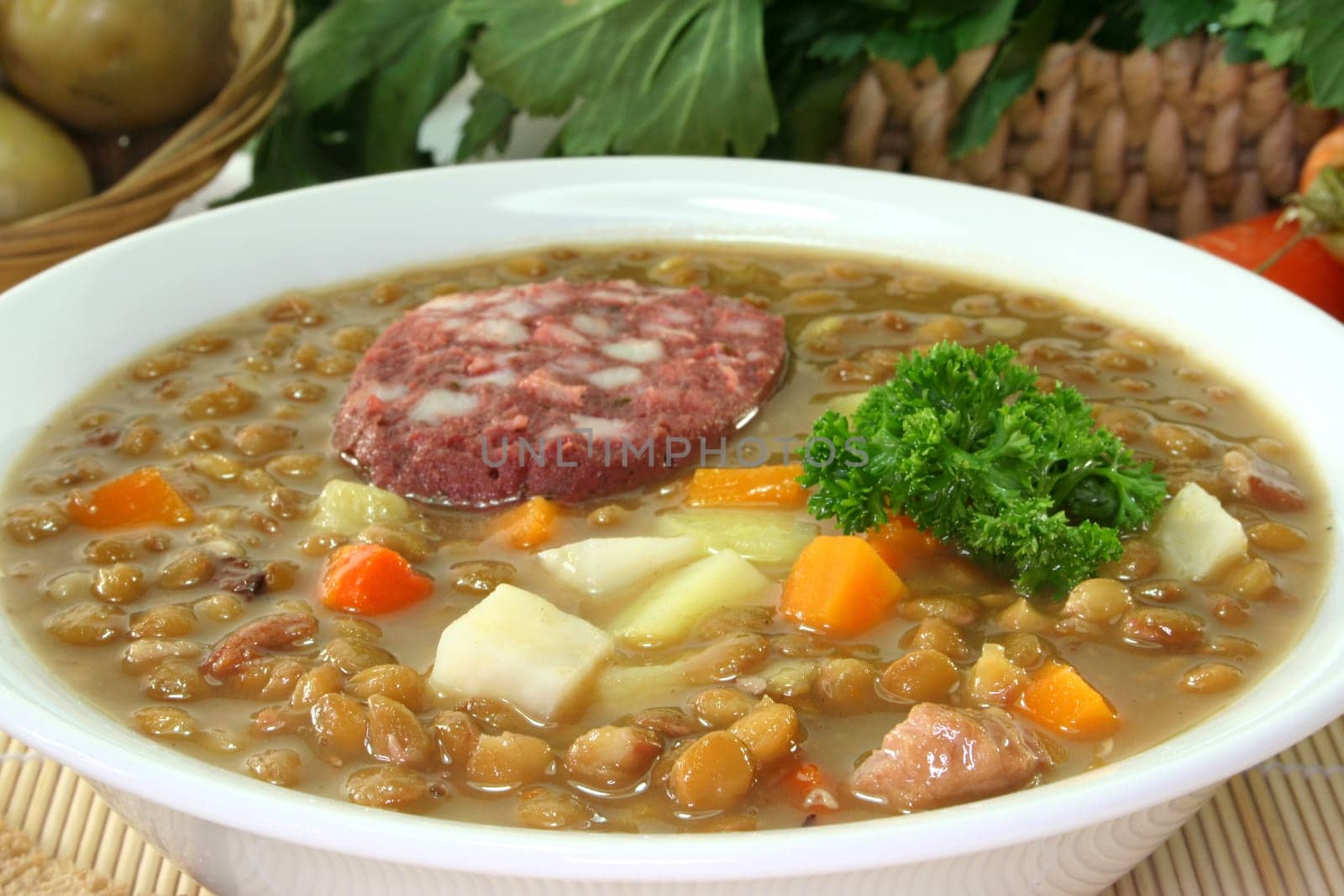 Lentil stew