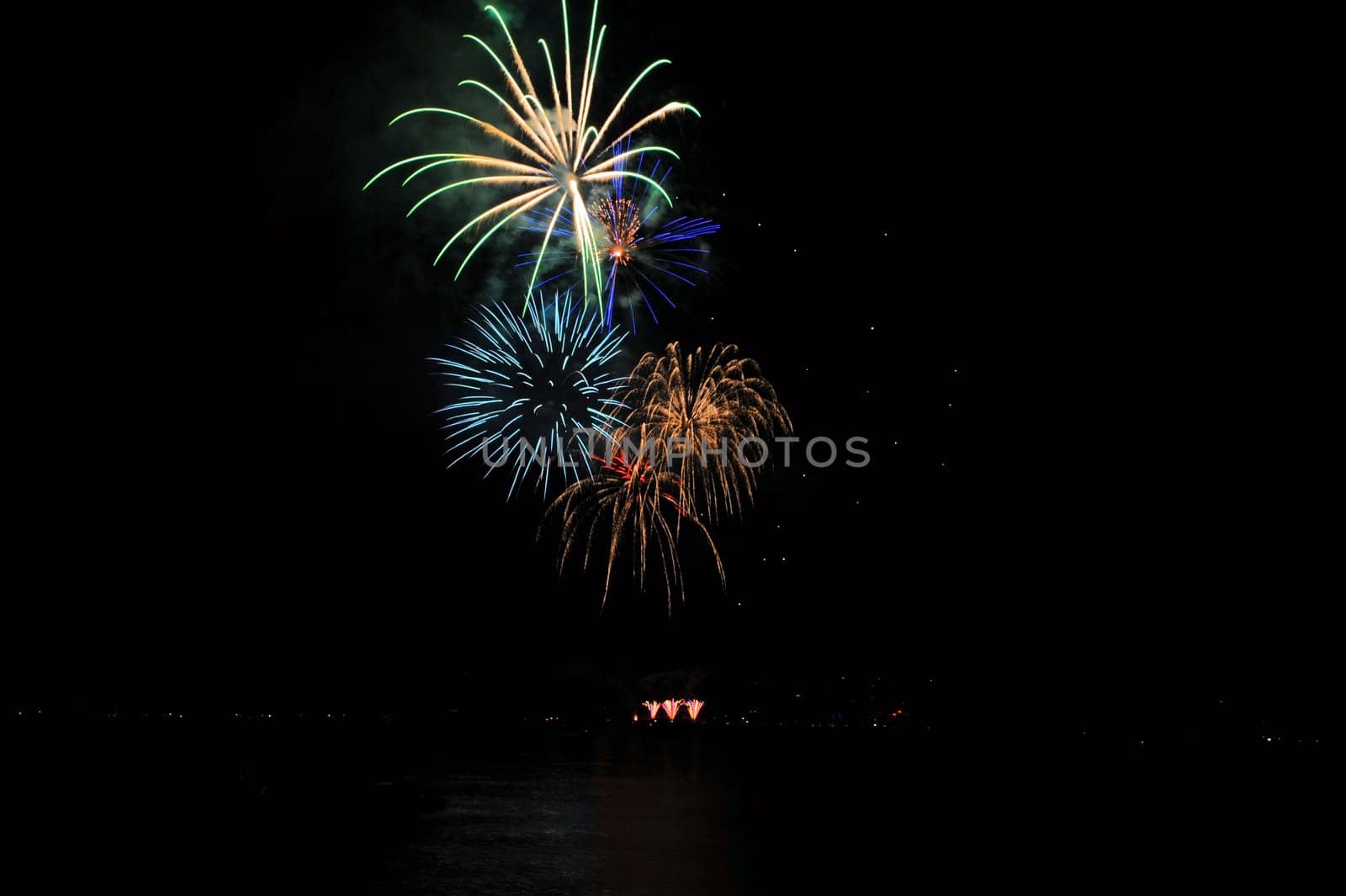 Fireworks In A Rainbow Of Colors