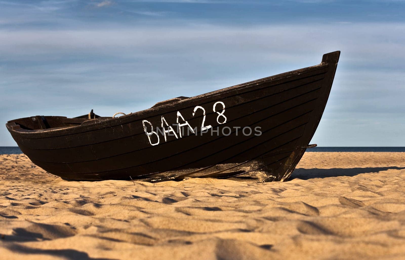 Fishing boat in Baabe