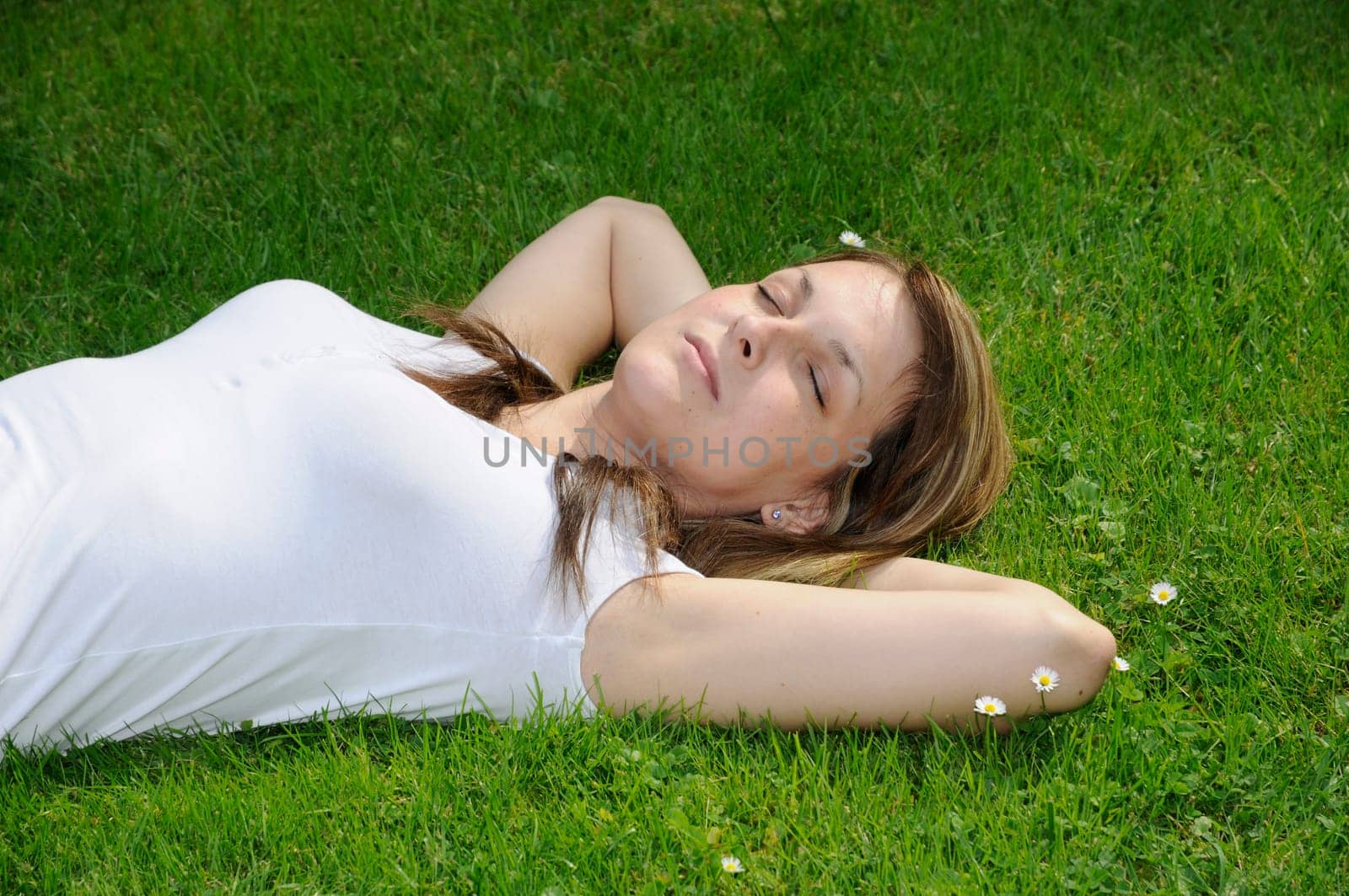 Young woman,dreaming