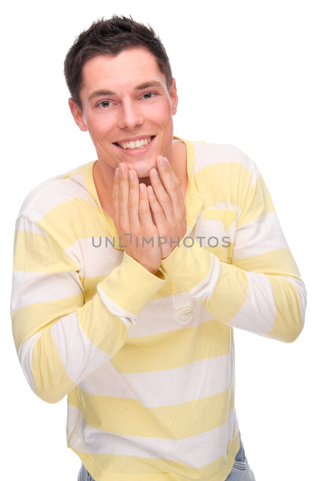 Young and happy man