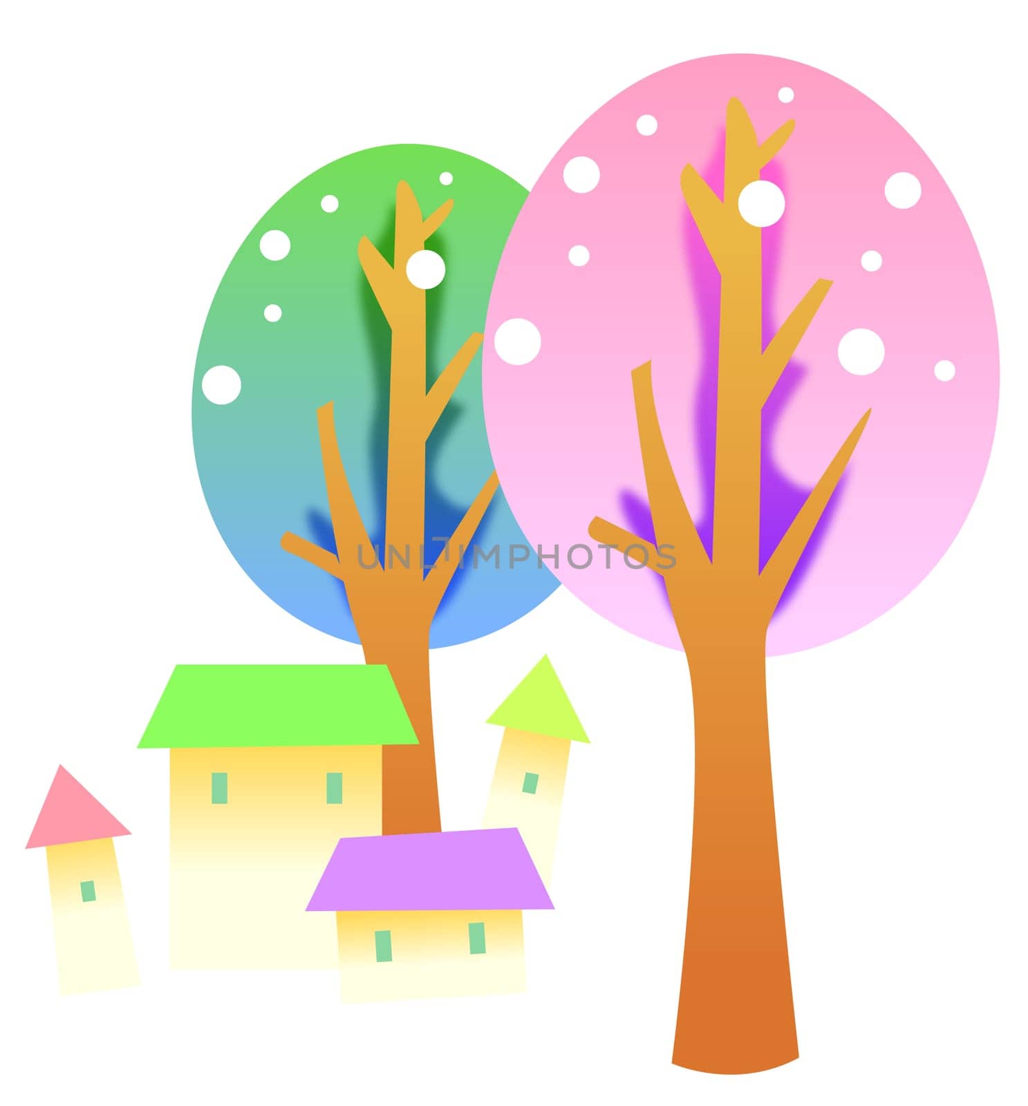 house and tree