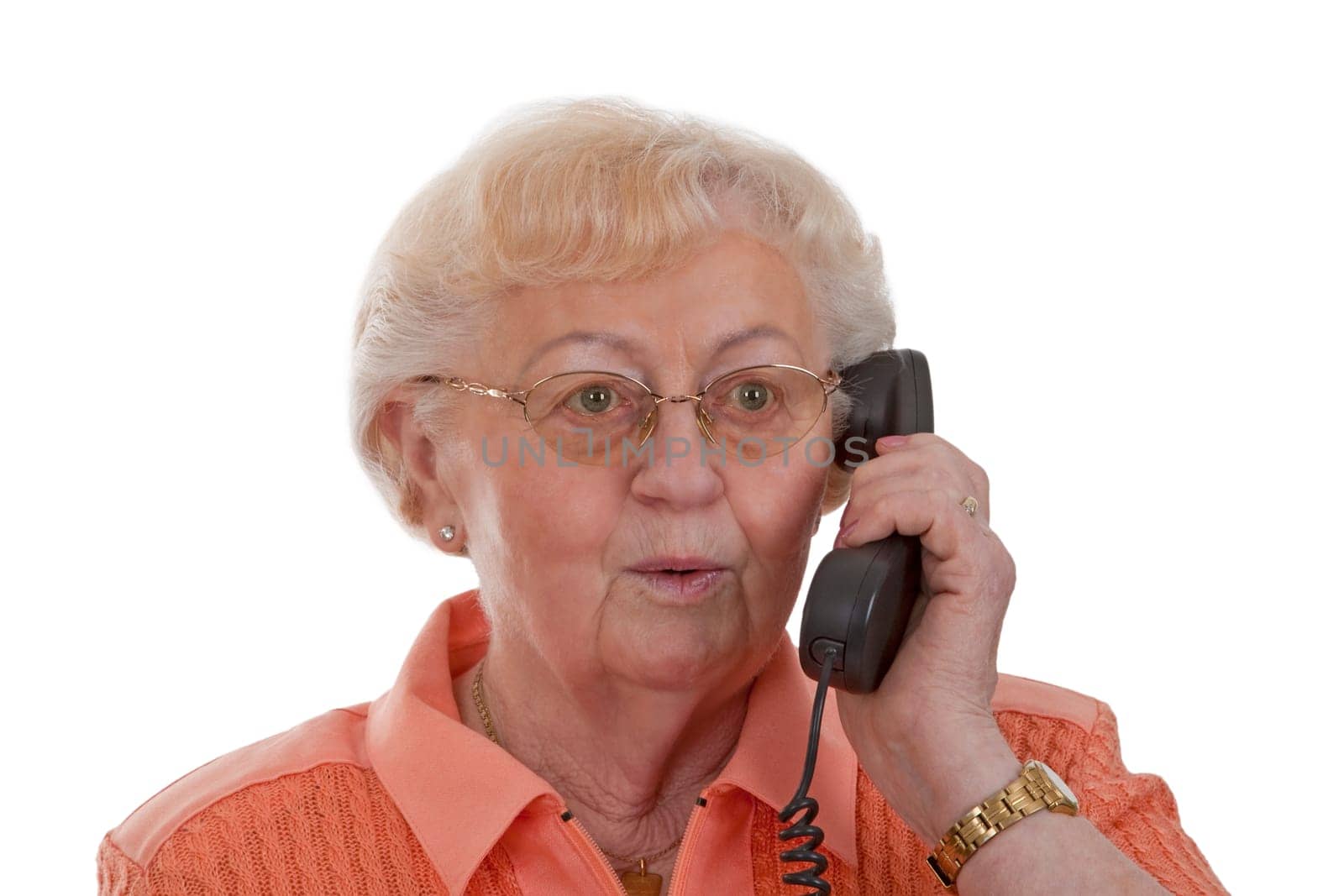 On the phone
