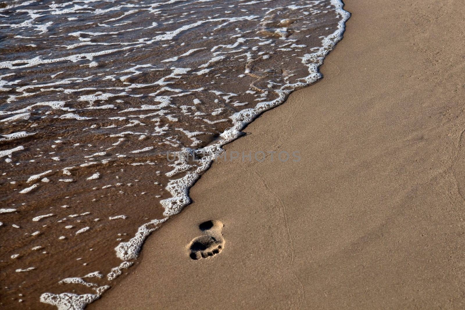 Footprints in the sand