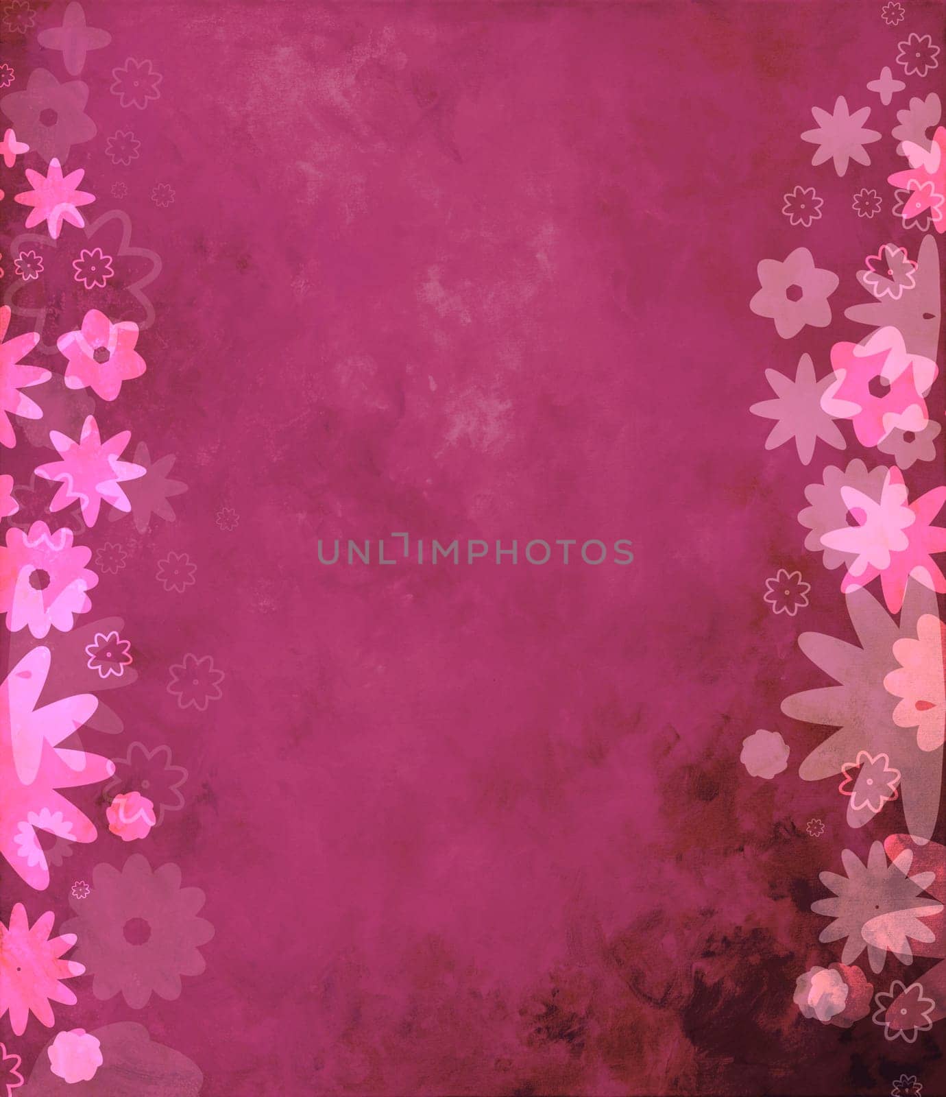 Background Old Blossoms Mauve