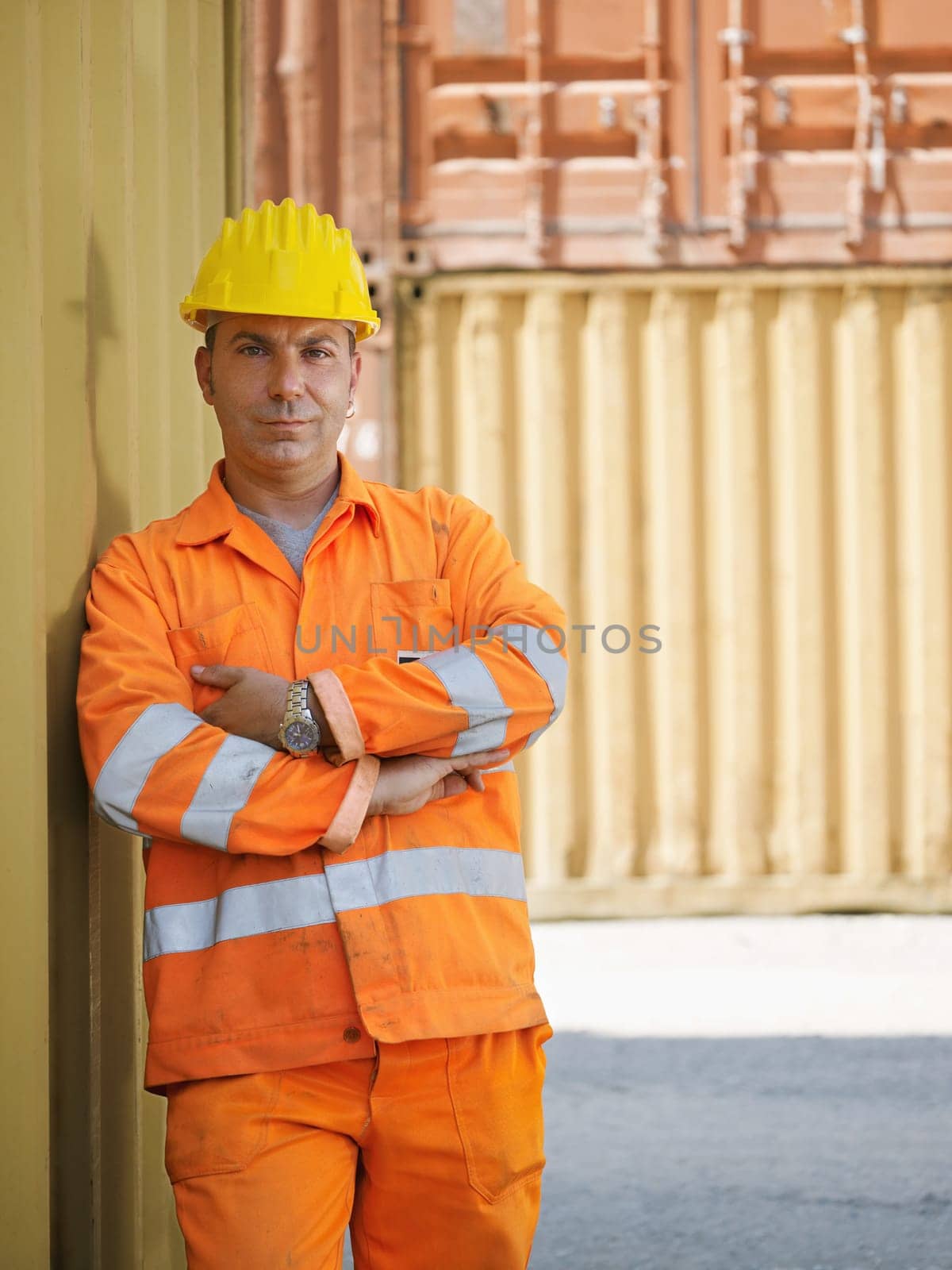 industrial worker in warehouse