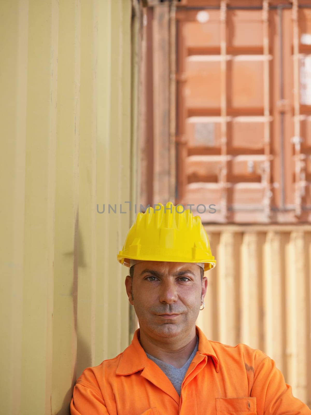 industrial worker in warehouse