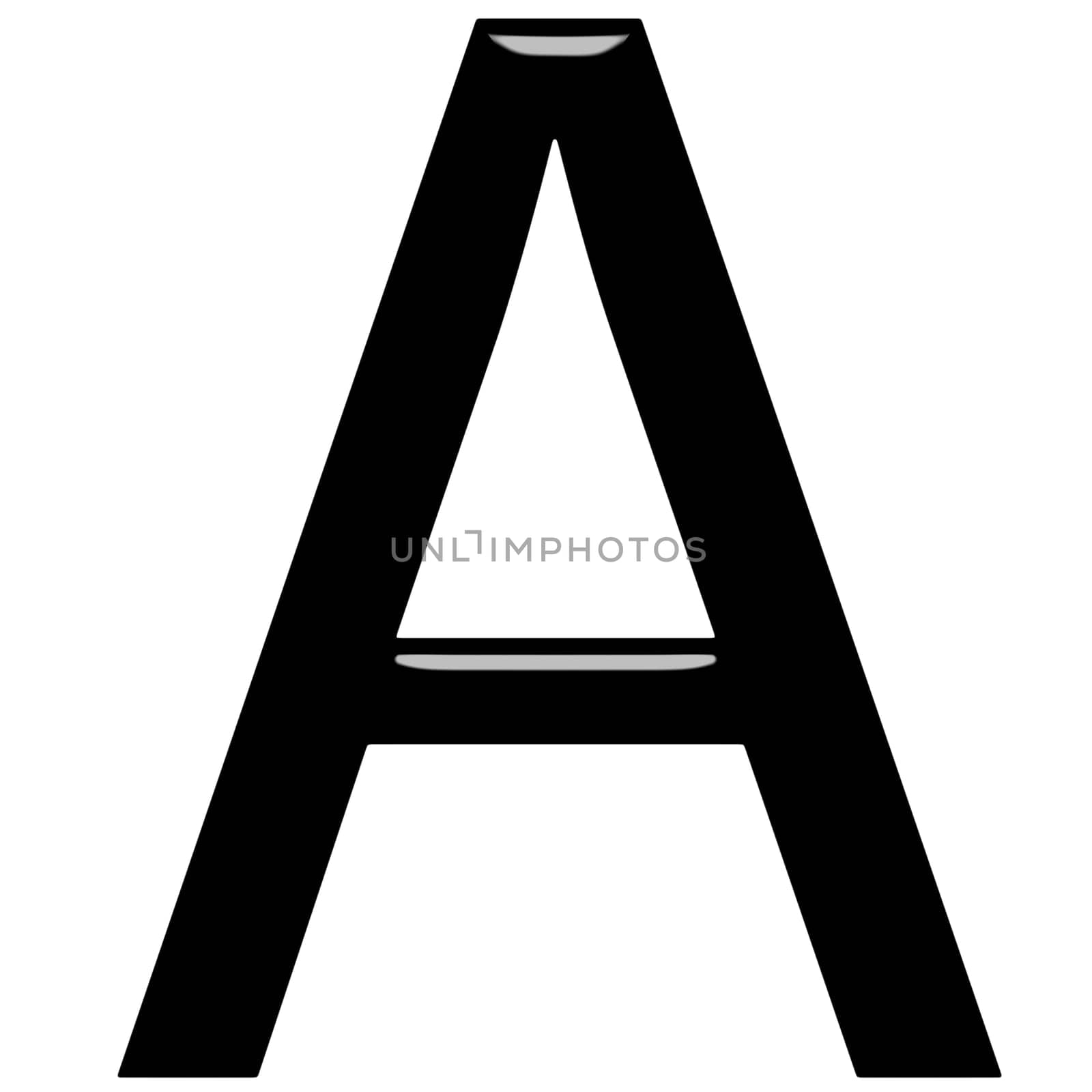 3D Letter A