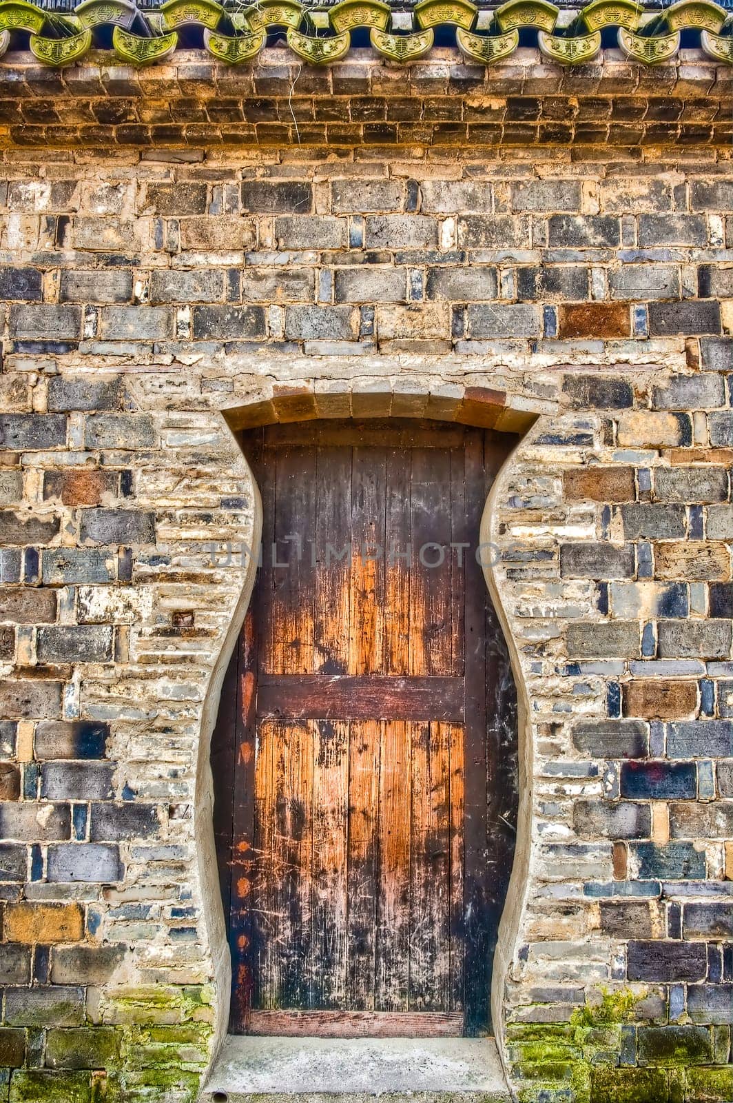 Old doorway in China