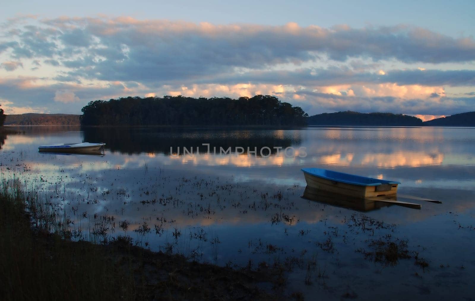 Smithlake Boats in the Evening Light