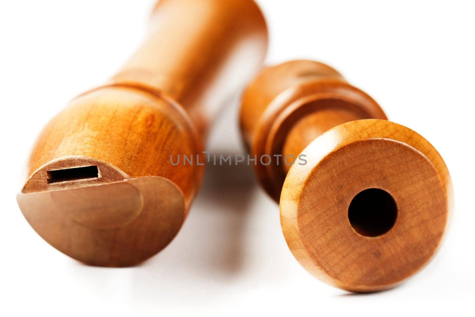 End and mouthpiece of an alto flute