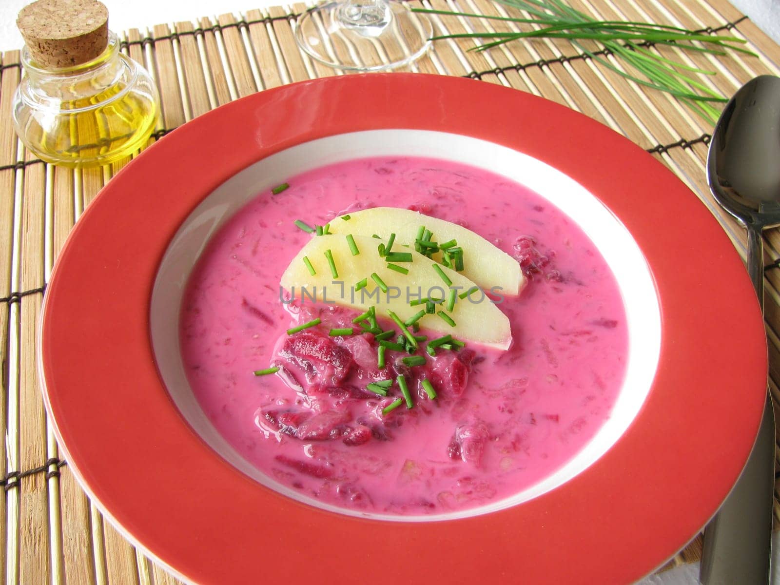 Cold beetroot soup