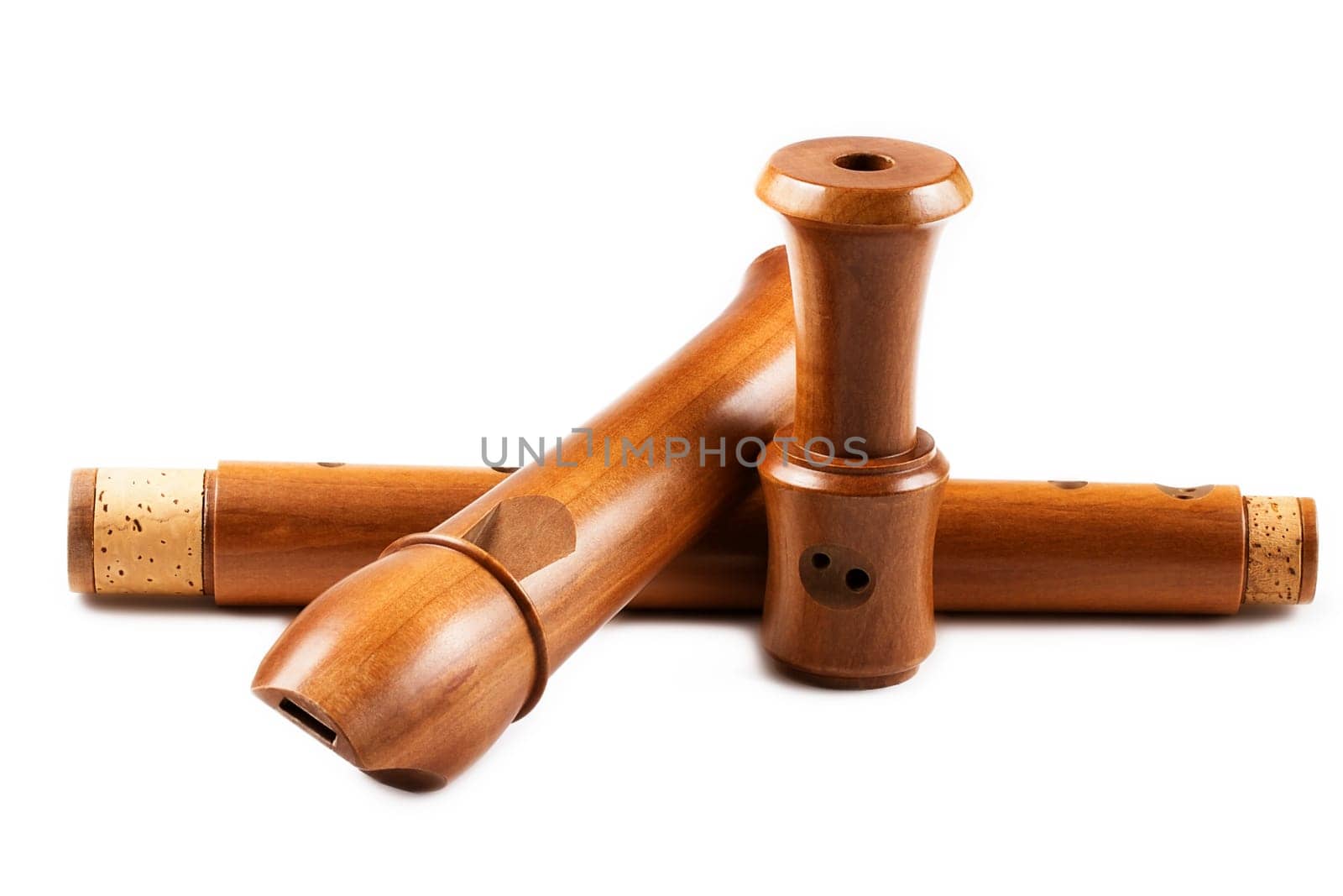 Disassembled alto flute