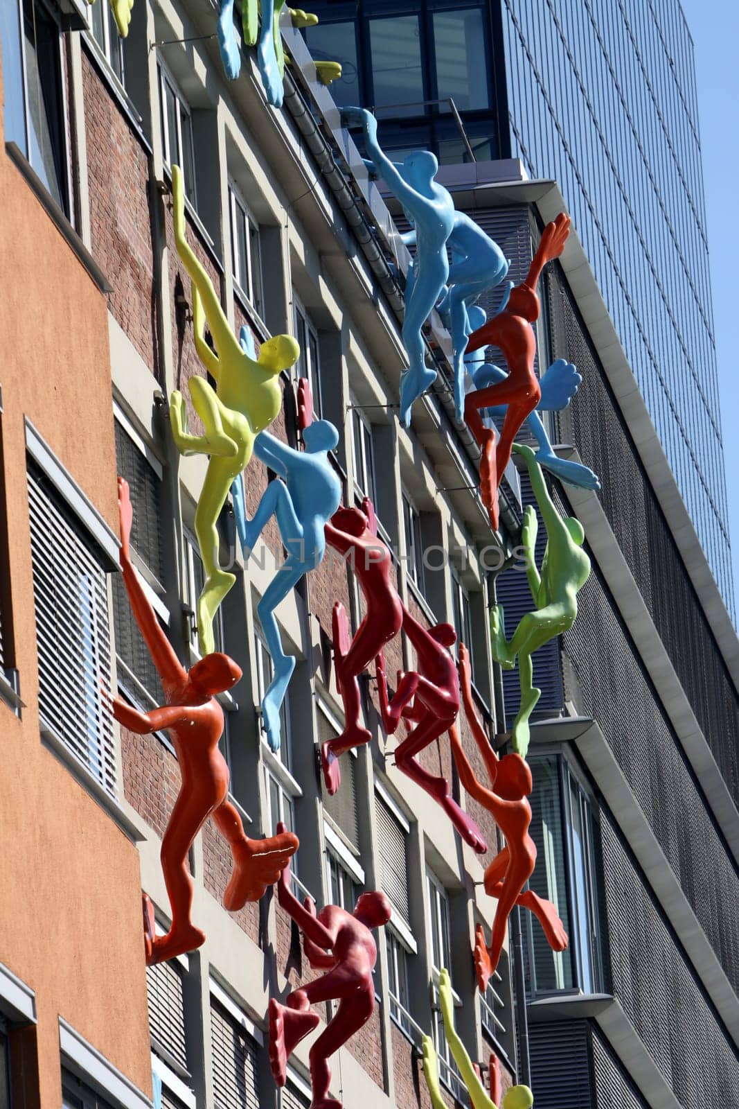 Artistic façade of the building in the Media Harbour