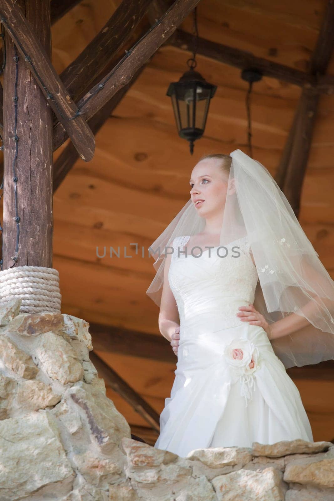 bride looking away