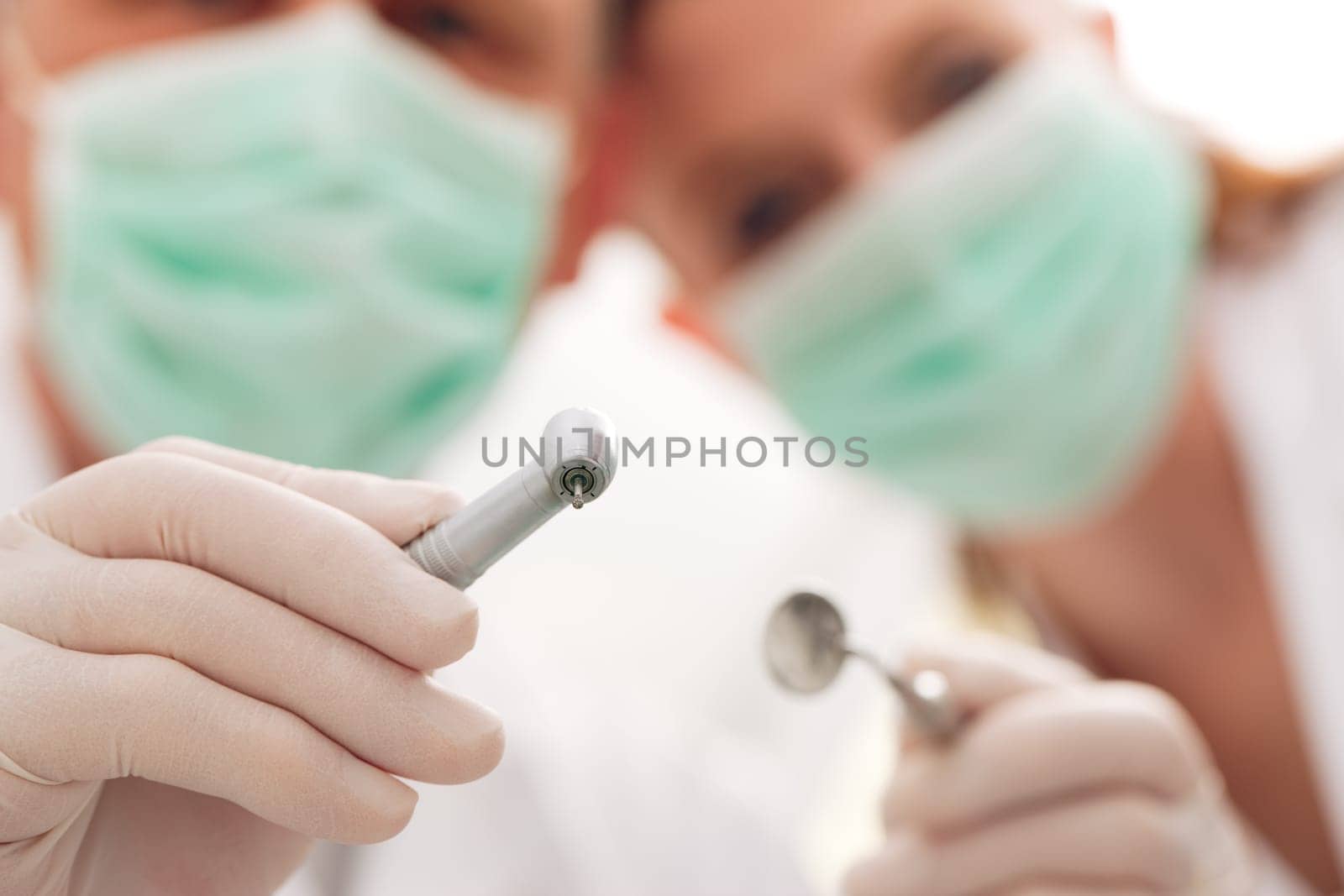 Tooth treatment with drilling