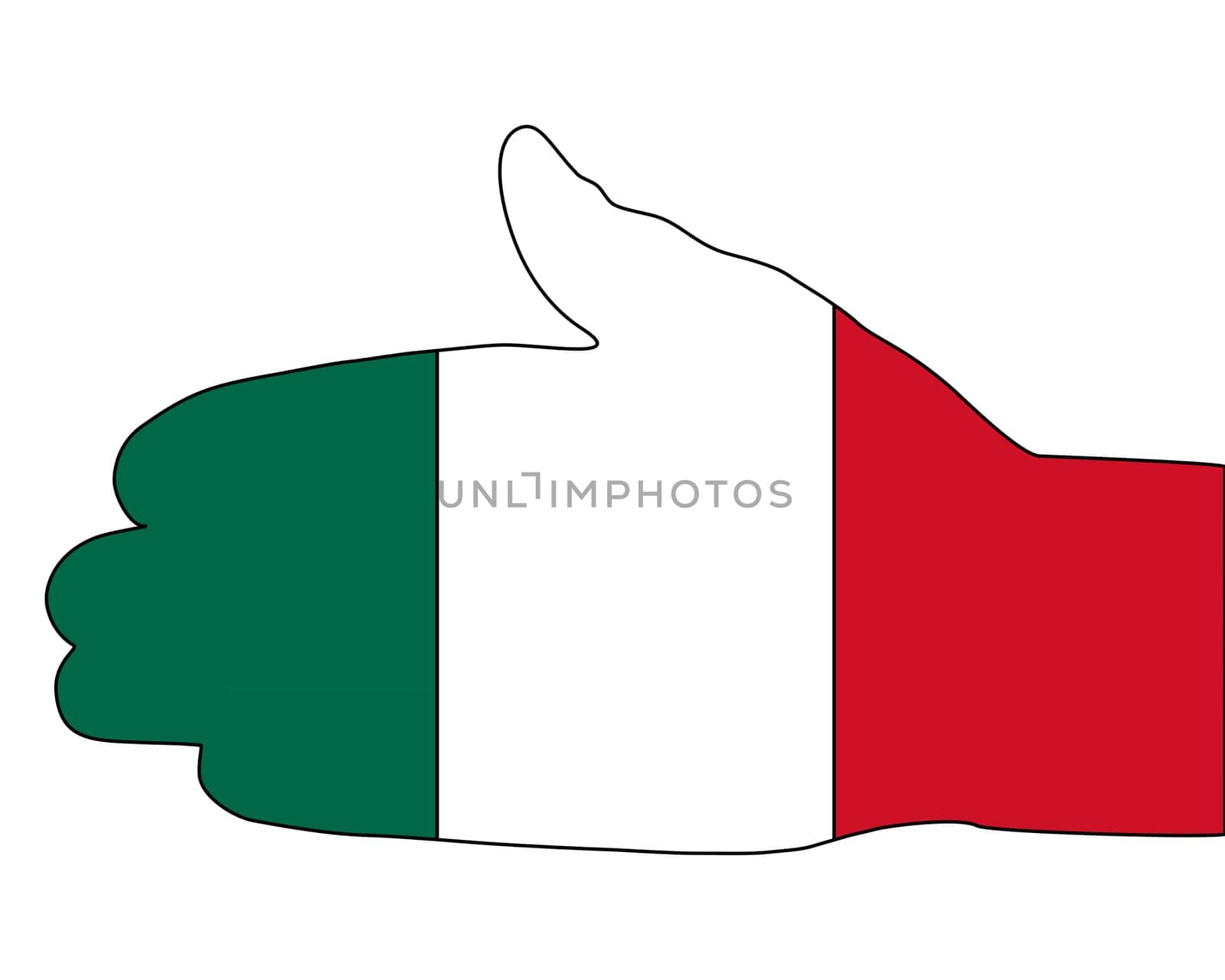 Mexican handshake