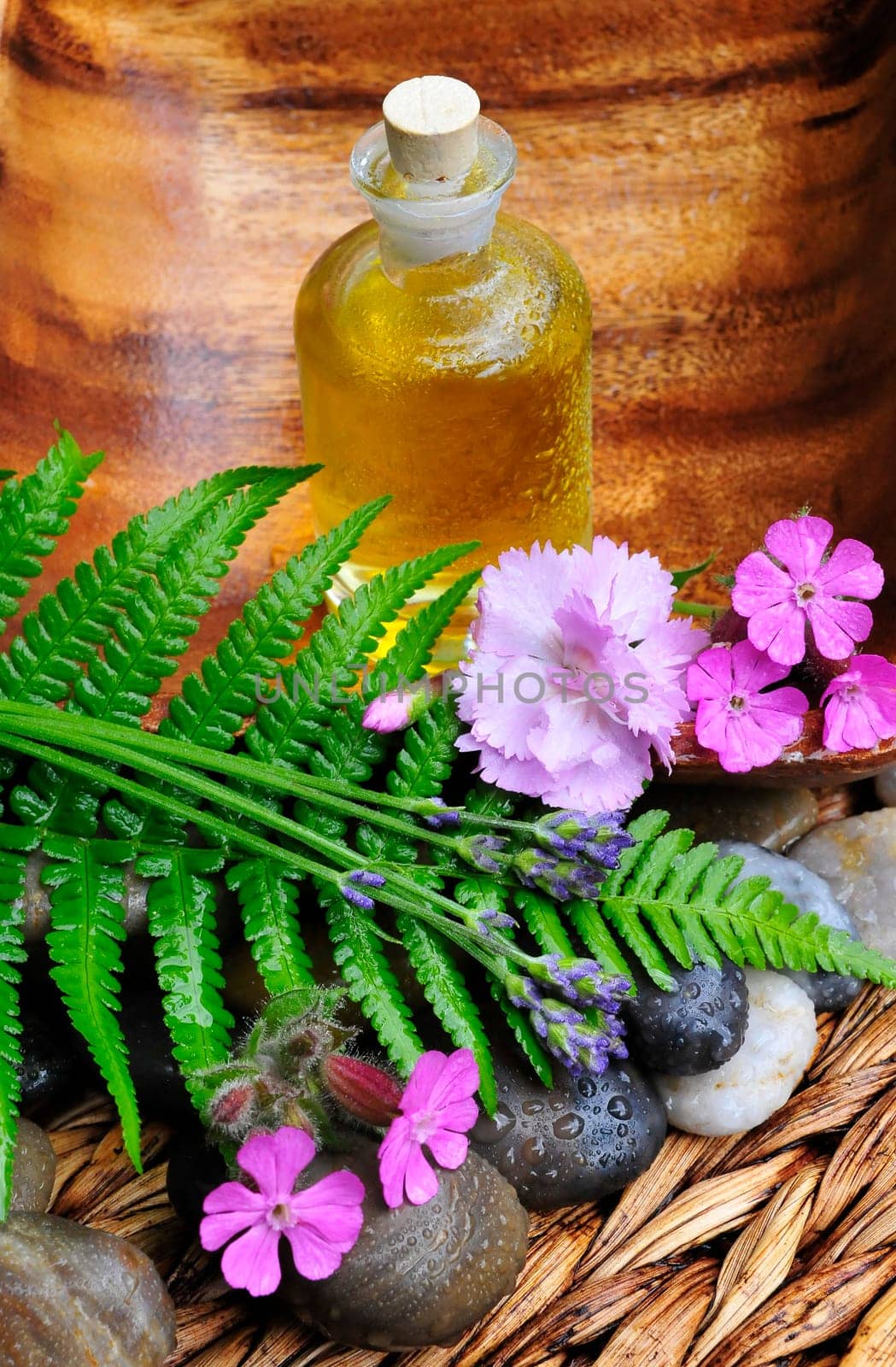 Blossoms,Oil,Stones,Lavender