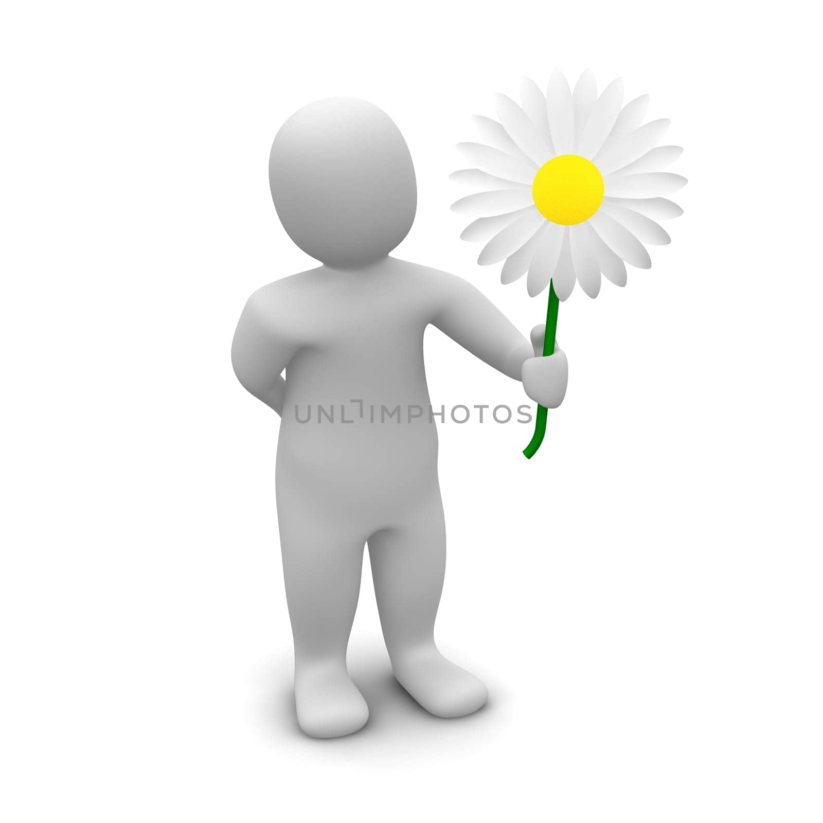 Giving flower