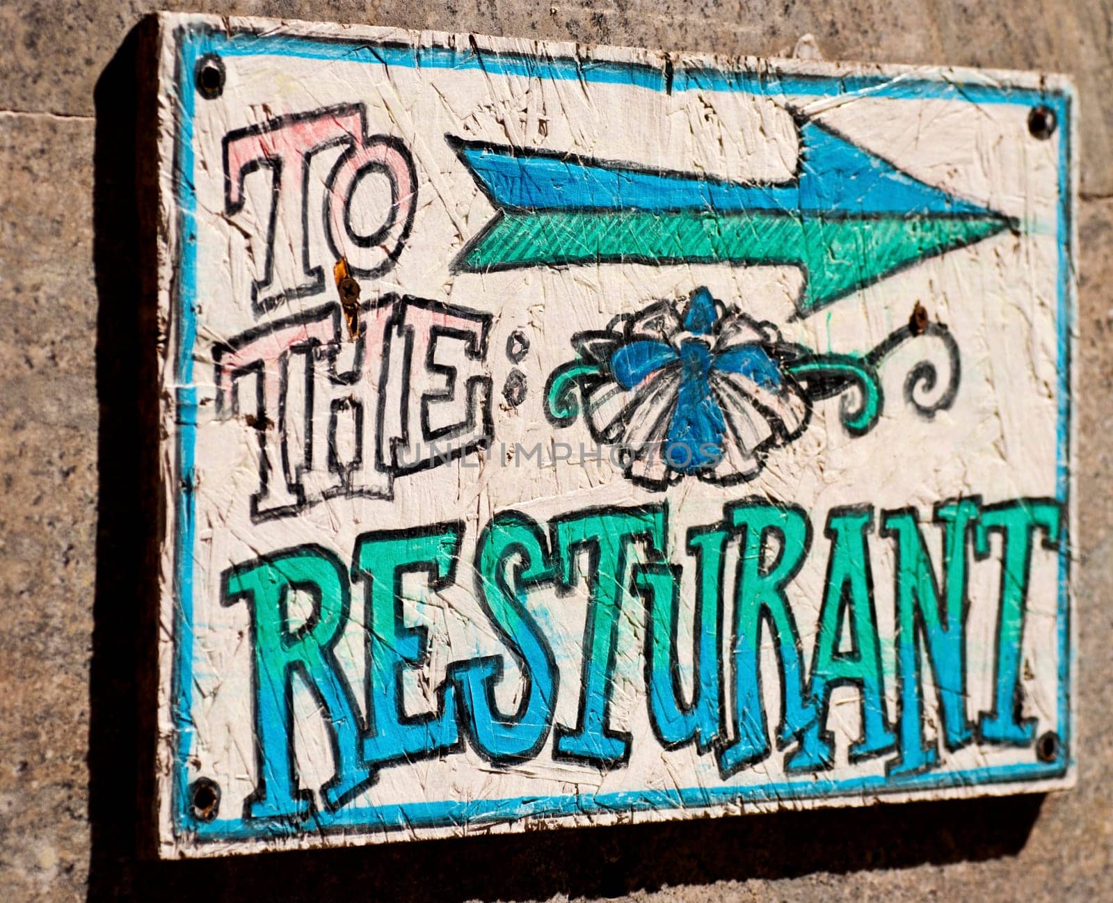 To the restaurant