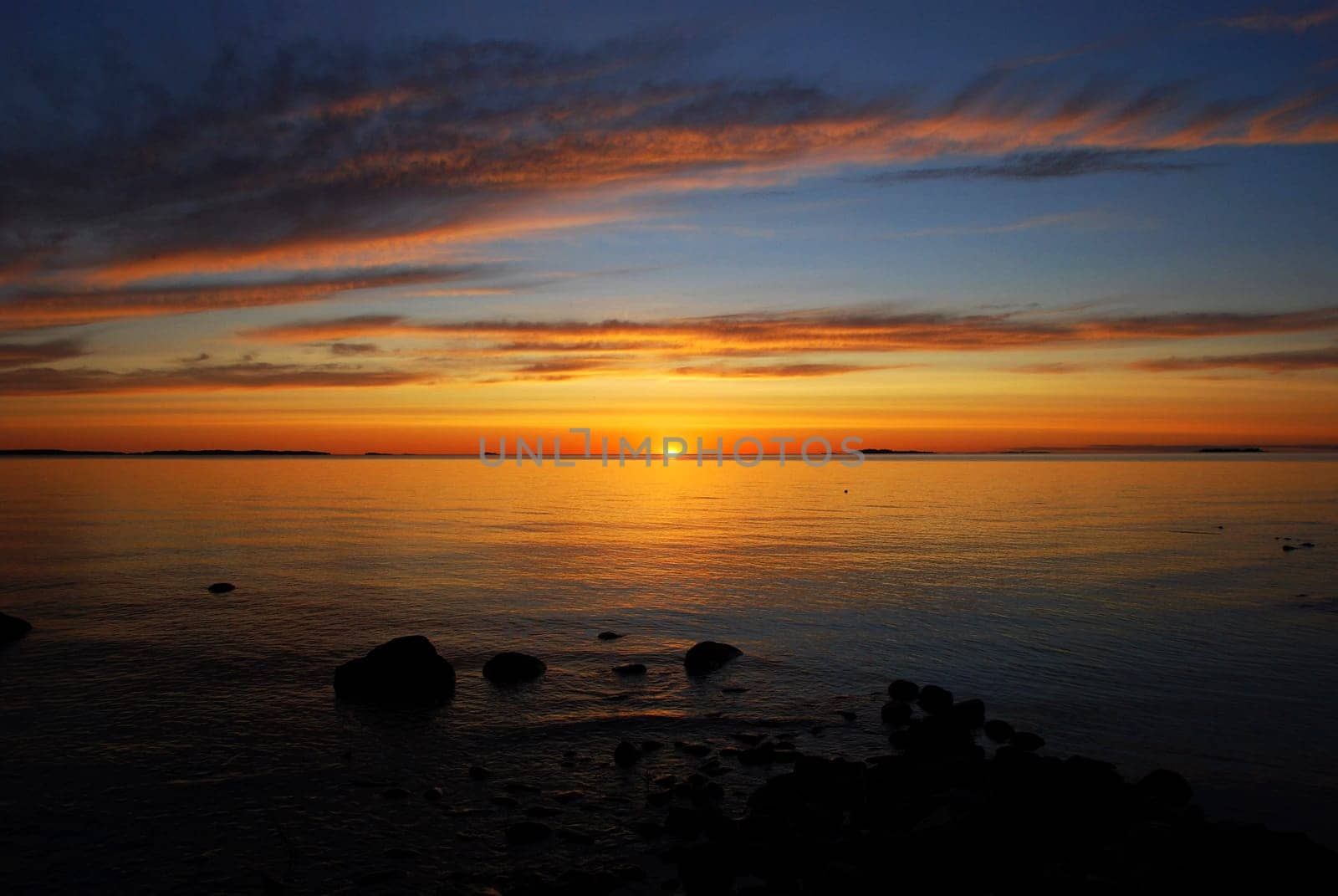 Sunset in sweden