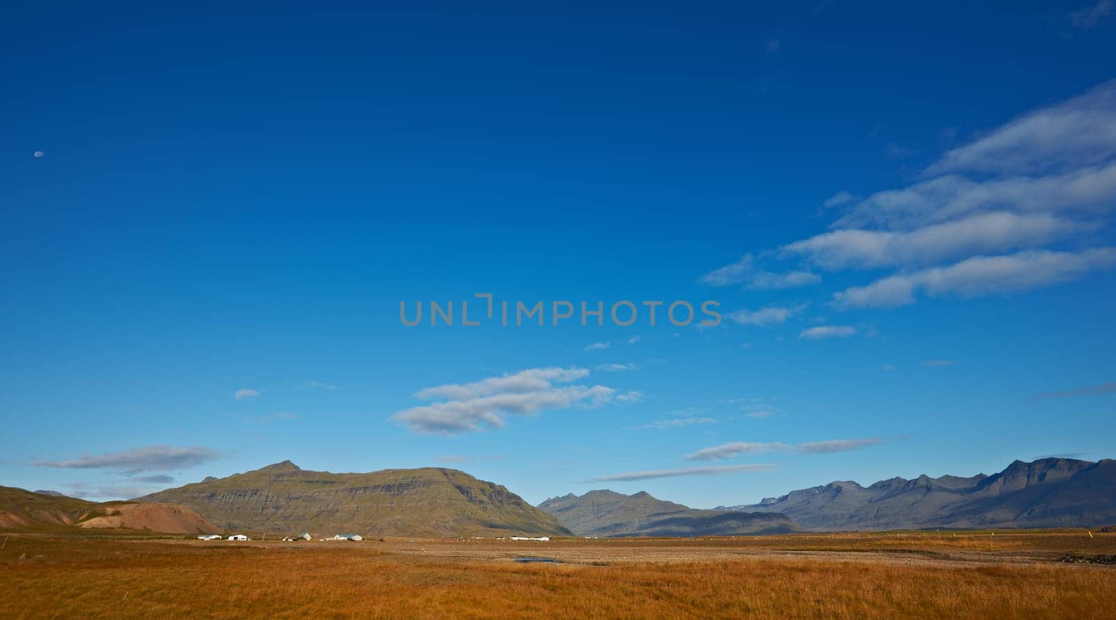 Landscape view in the east of Iceland