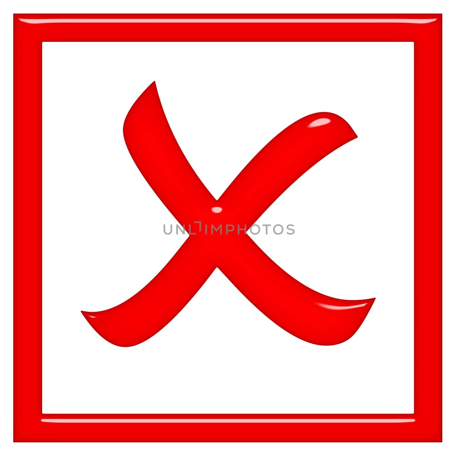 3d rejected sign