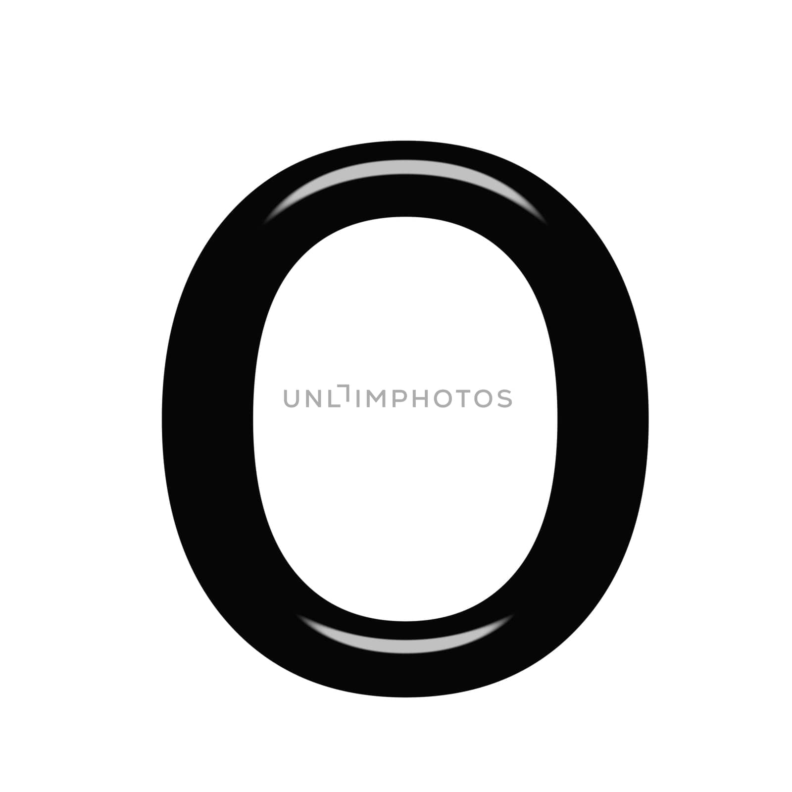 3d letter o