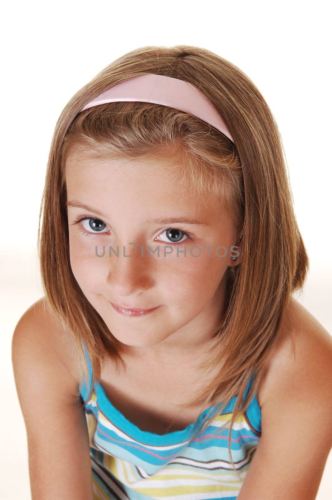 Pretty blond girl.