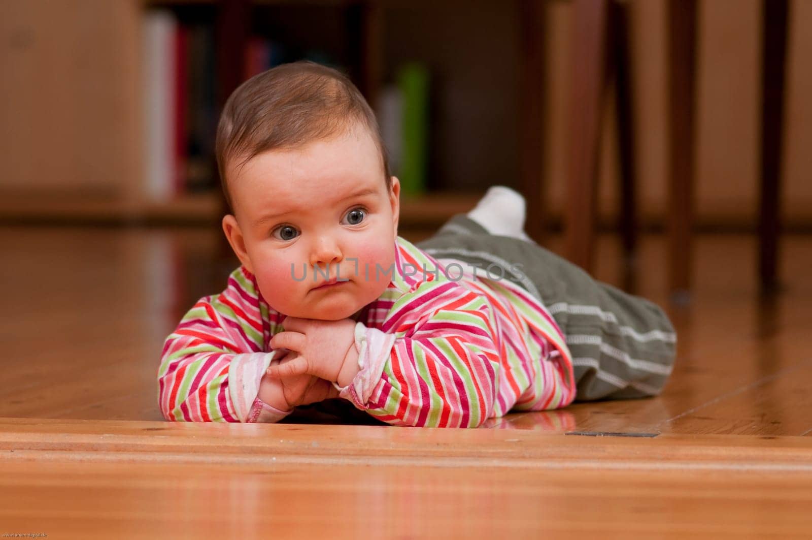 lying baby