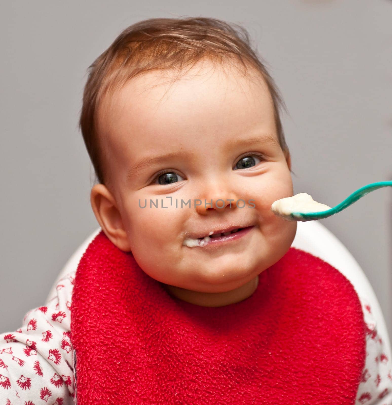 Laughing baby