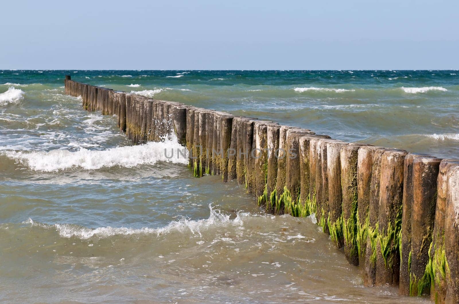 Groynes on the Baltic Sea
