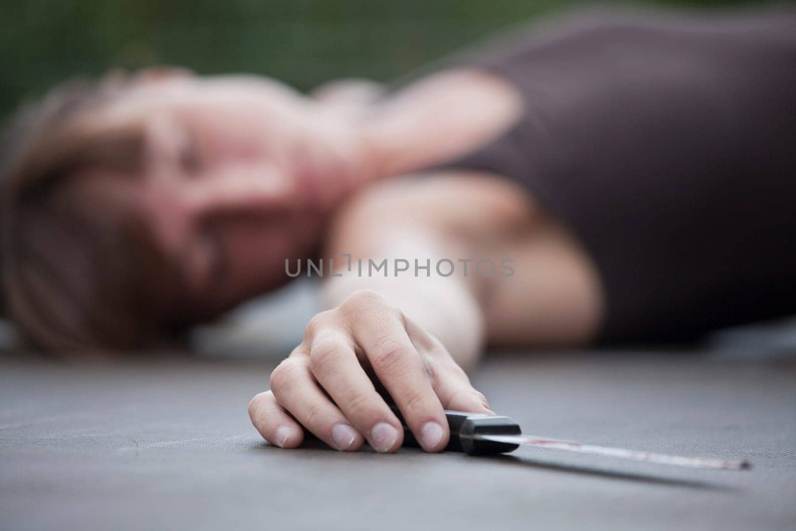 killed woman with knife