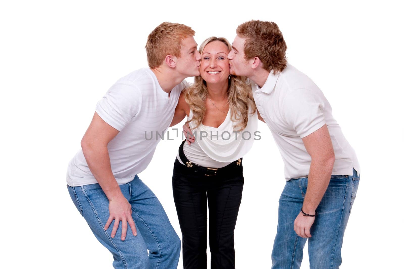 mother and sons