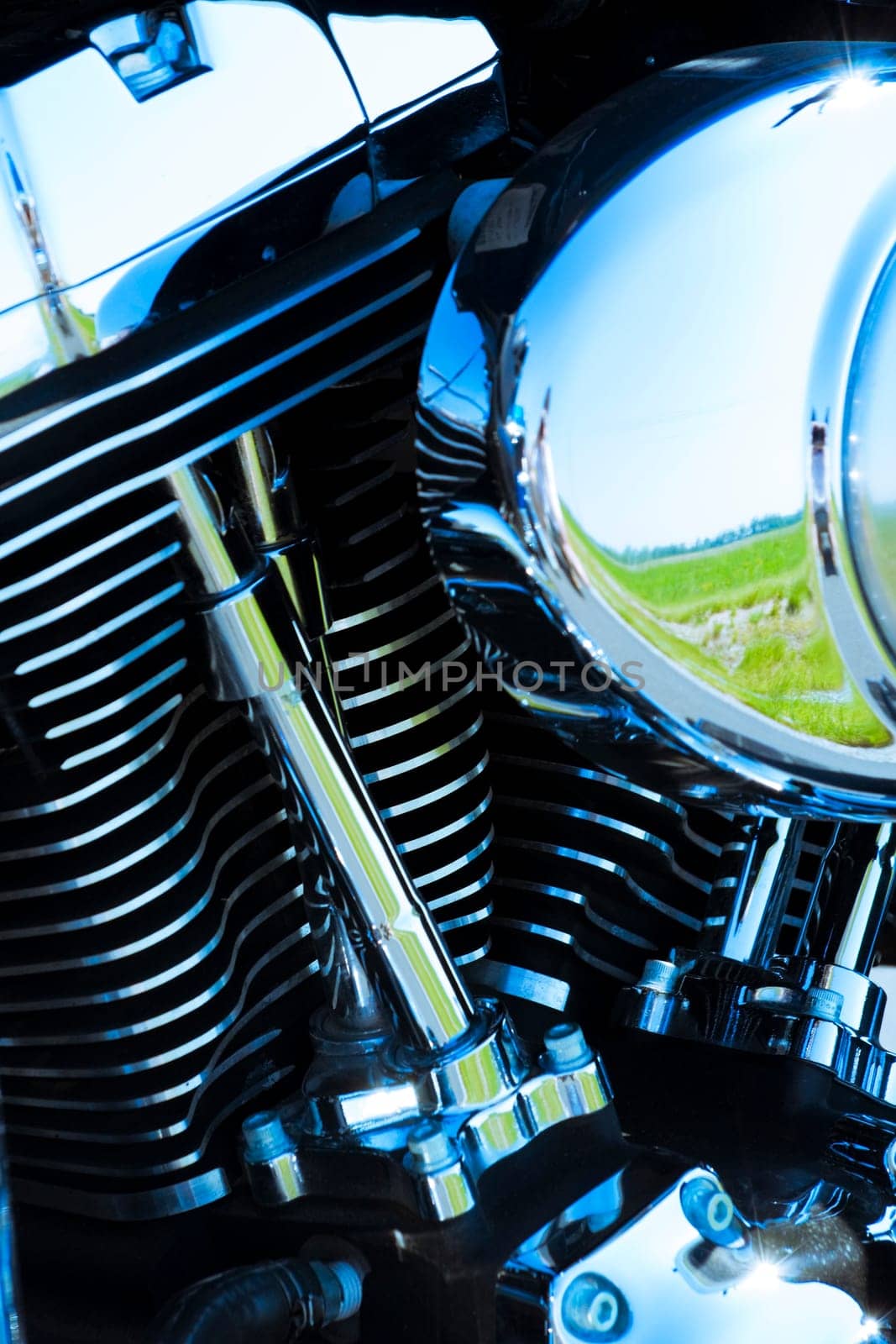 Motorcycle engine details