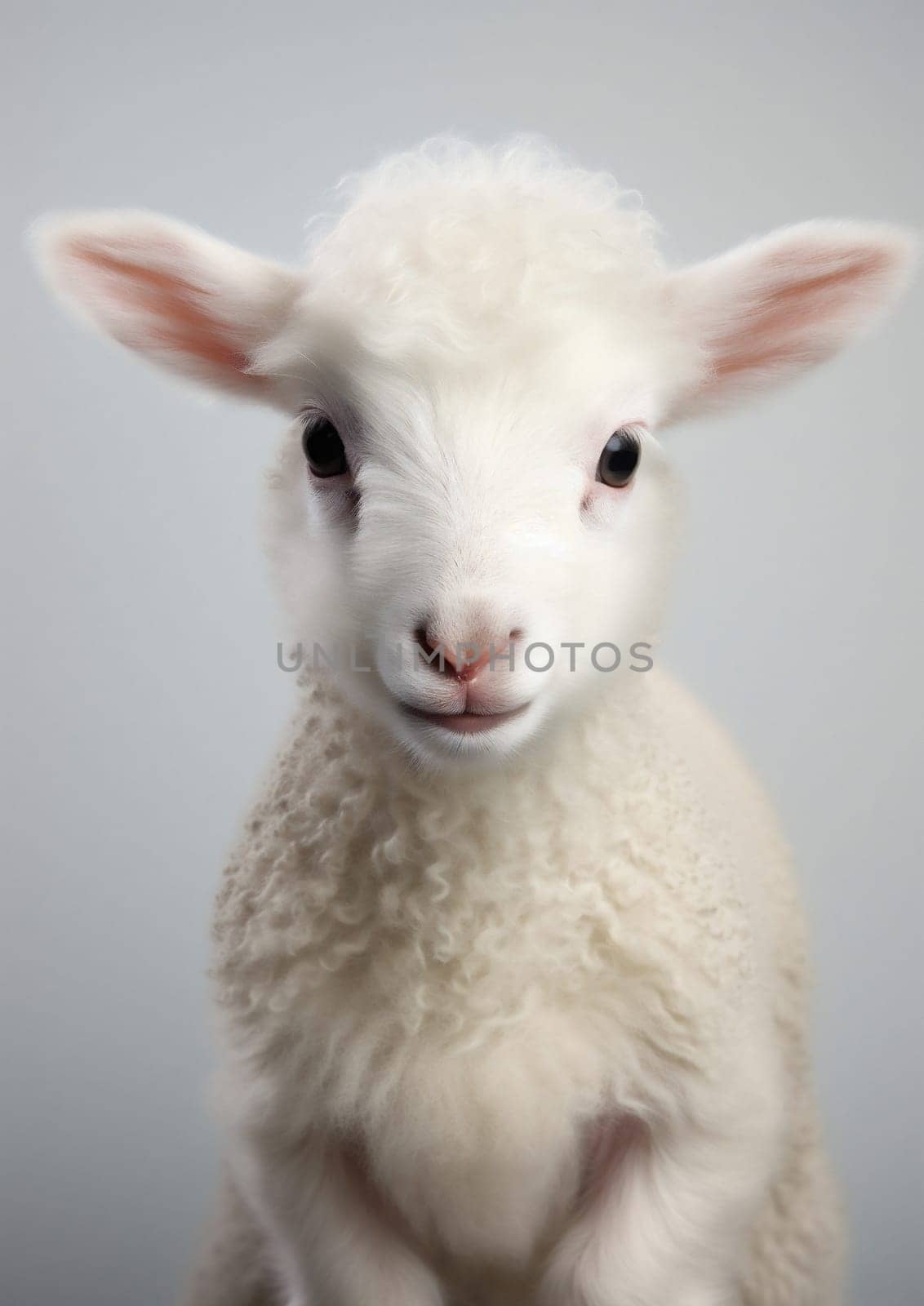 Livestock mammal white cute animals lamb nature sheep farming grass wool by Vichizh