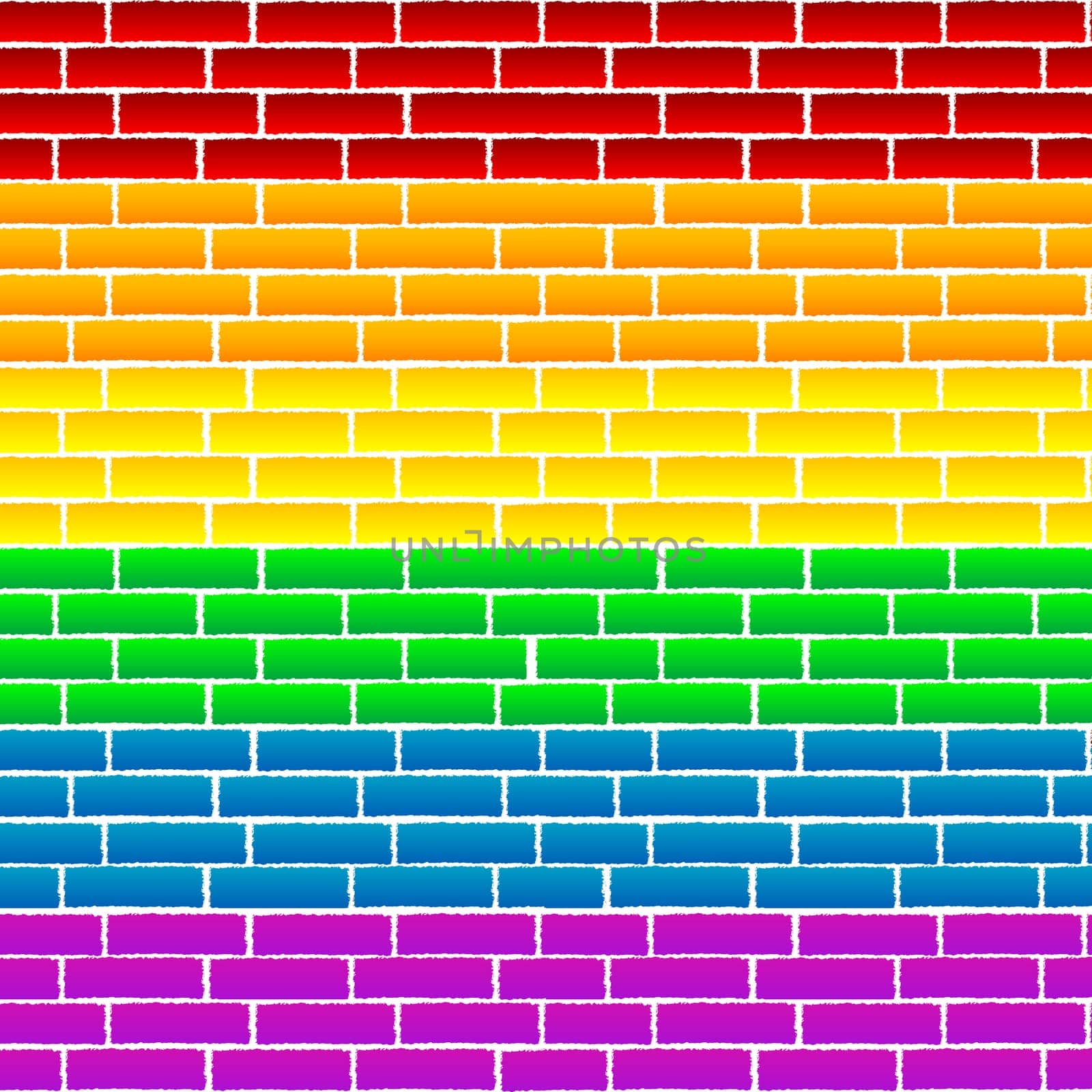 Rainbow wall