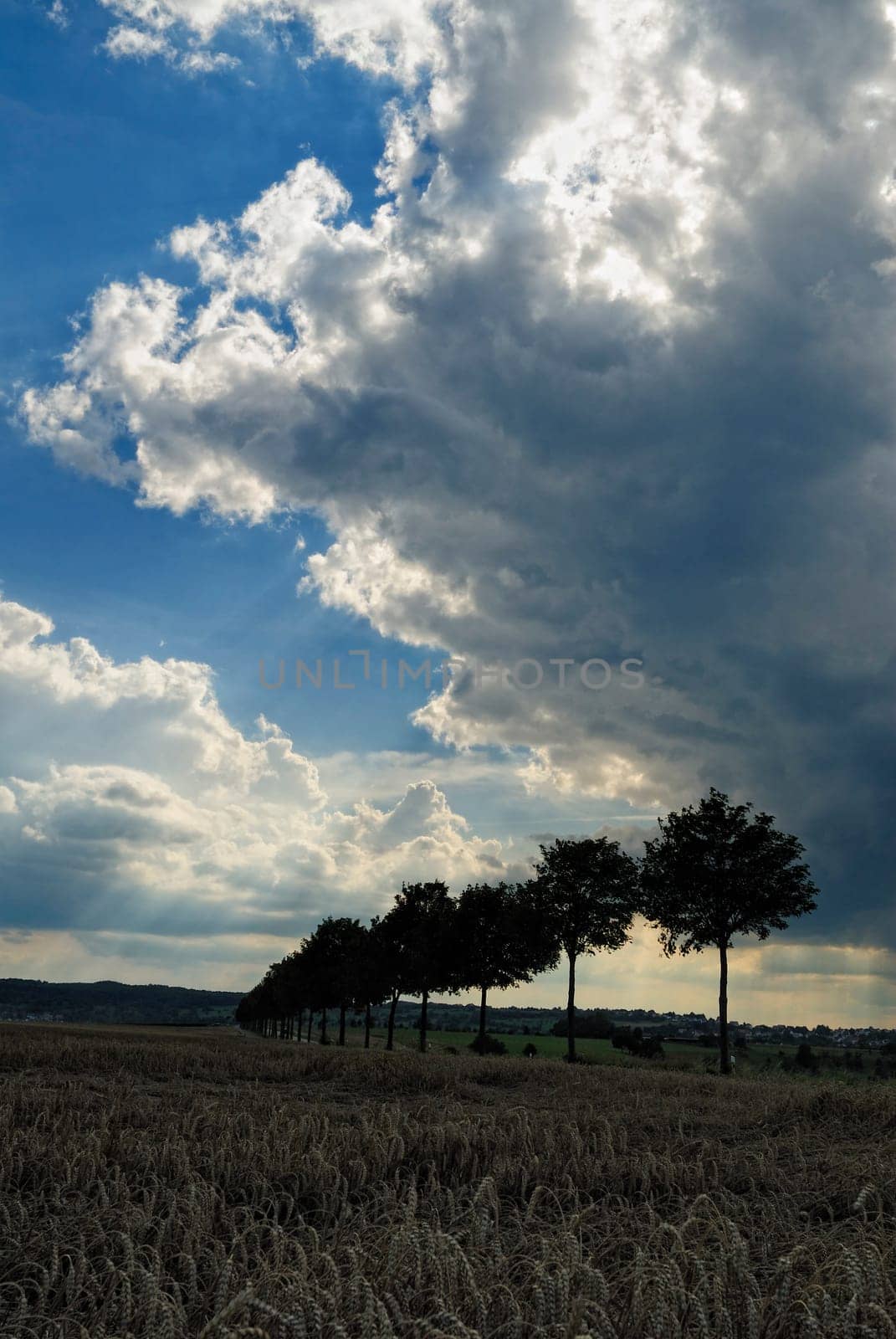 threatening clouds