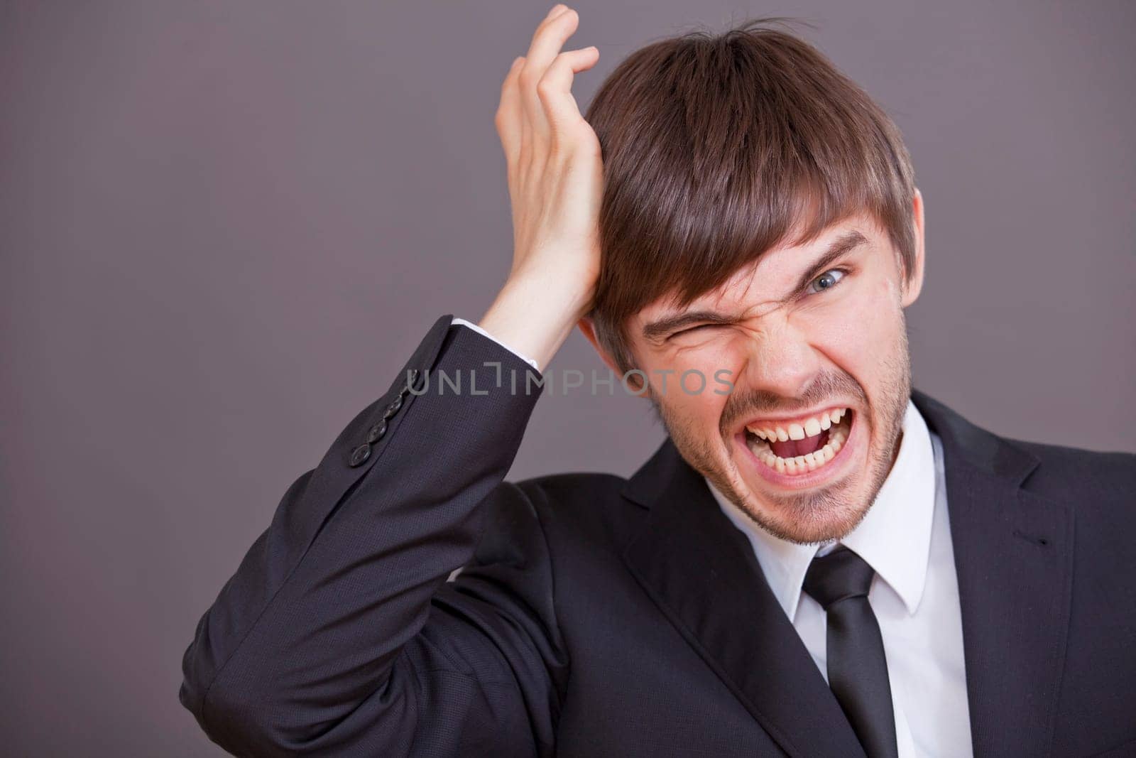 frustrated businessman