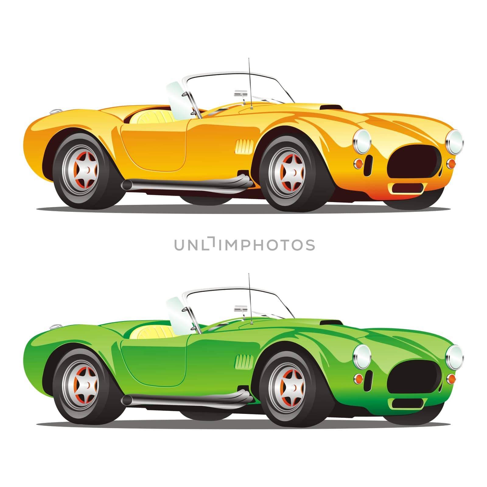 isolated cars