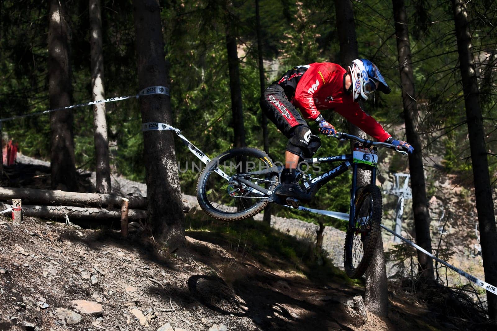 Downhill in the Slate Mountains............