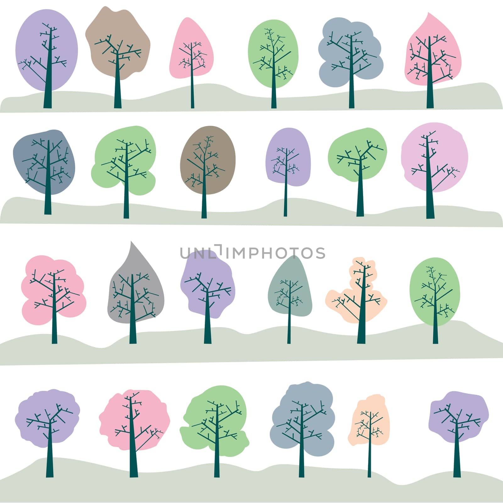 Seamless tree