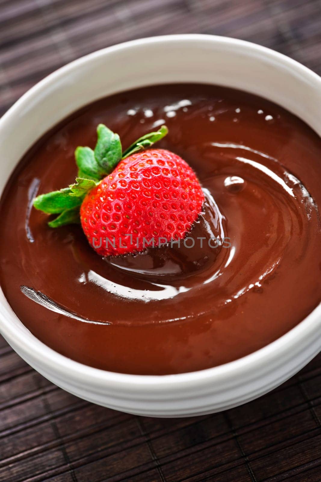 Strawberry dipped in chocolate